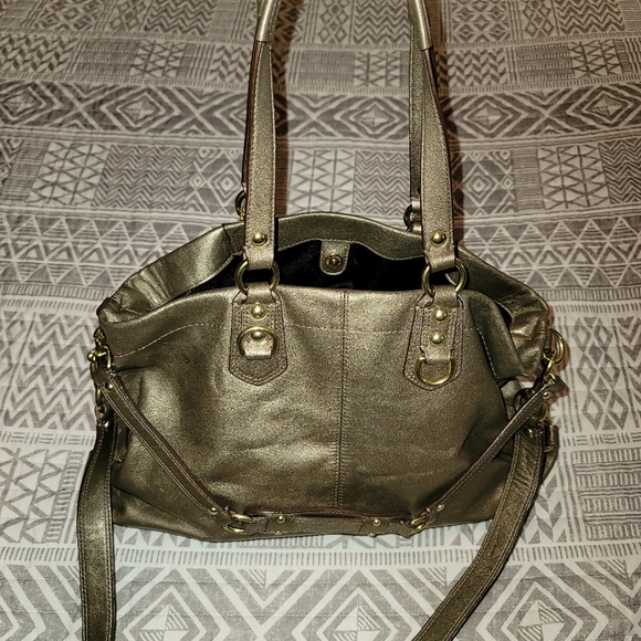 Vintage Coach Ashley in Dark Gold - Picture 10 of 13